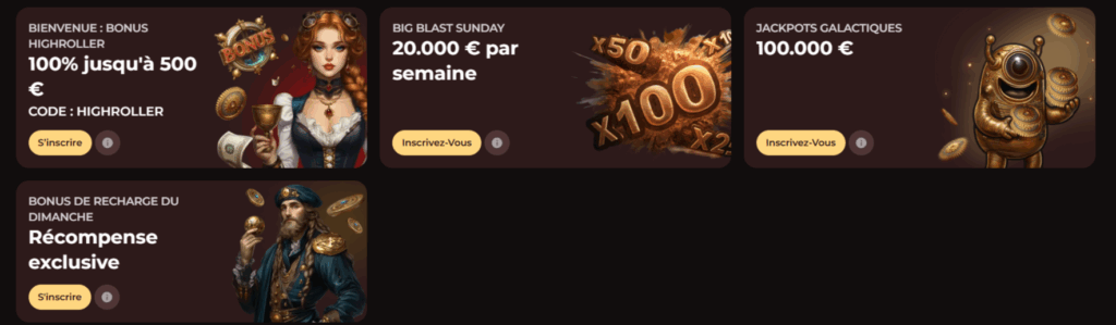 Bonus Vincispin Casino France