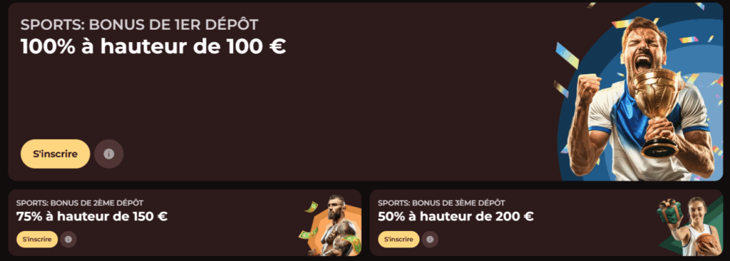 Promotions sur les Sports Vincispin Casino France